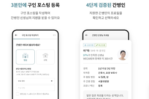 NHN 사내벤처 위케어, 보호자와 간병인 매칭플랫폼 시범서비스