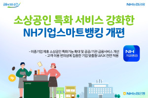 NH농협은행 NH기업스마트뱅킹 개편, 권준학 "원스톱 기업금융"