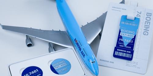 대한항공, 은퇴한 항공기로 만든 네임택과 볼마커를 마일리지로 판매