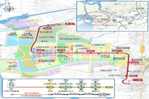인천시 지하철 7호선 청라 연장선 내년 2월 착공, 개통 2027년 목표