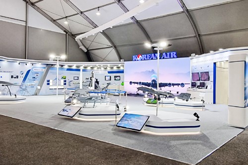 대한항공, 항공우주전시회 아덱스2021에 참가해 첨단 항공기술 전시