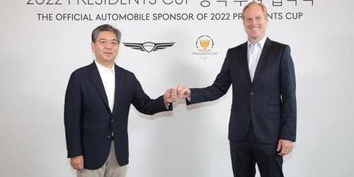 현대차 제네시스 ‘프레지던츠컵’ 후원, 장재훈 