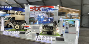 STX엔진, 방위산업전시회에서 생산기술 국산화한 디젤엔진 선보여