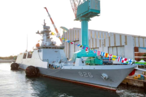 현대중공업, 해군의 7번째 2800톤급 호위함 ‘천안함’ 진수식 열어