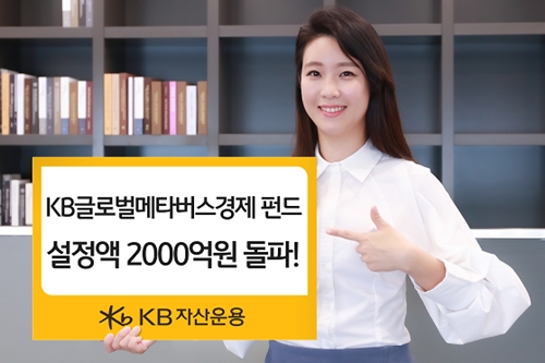 KB자산운용 글로벌메타버스경제펀드 설정액 2천 억 넘어서 