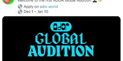 하이브 자회사 어도어, 글로벌 오디션 진행해 아이돌 발굴 나서 