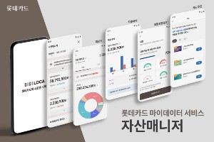 롯데카드 마이데이터 서비스 ‘자산매니저’ 선보여, 출시 이벤트 진행