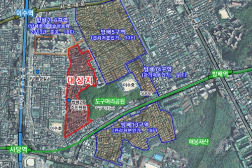 서울시, 방배동 528-3번지 일대 주택재건축 정비계획 수립 수정가결