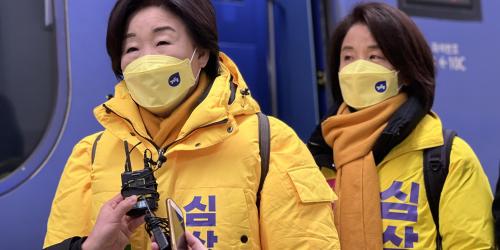 심상정 호남서 선거운동 시작, 