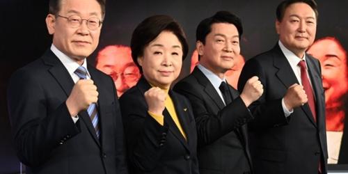 대선 후보 4명 정치분야 법정 TV토론, 저녁 8시 지상파3사 생중계