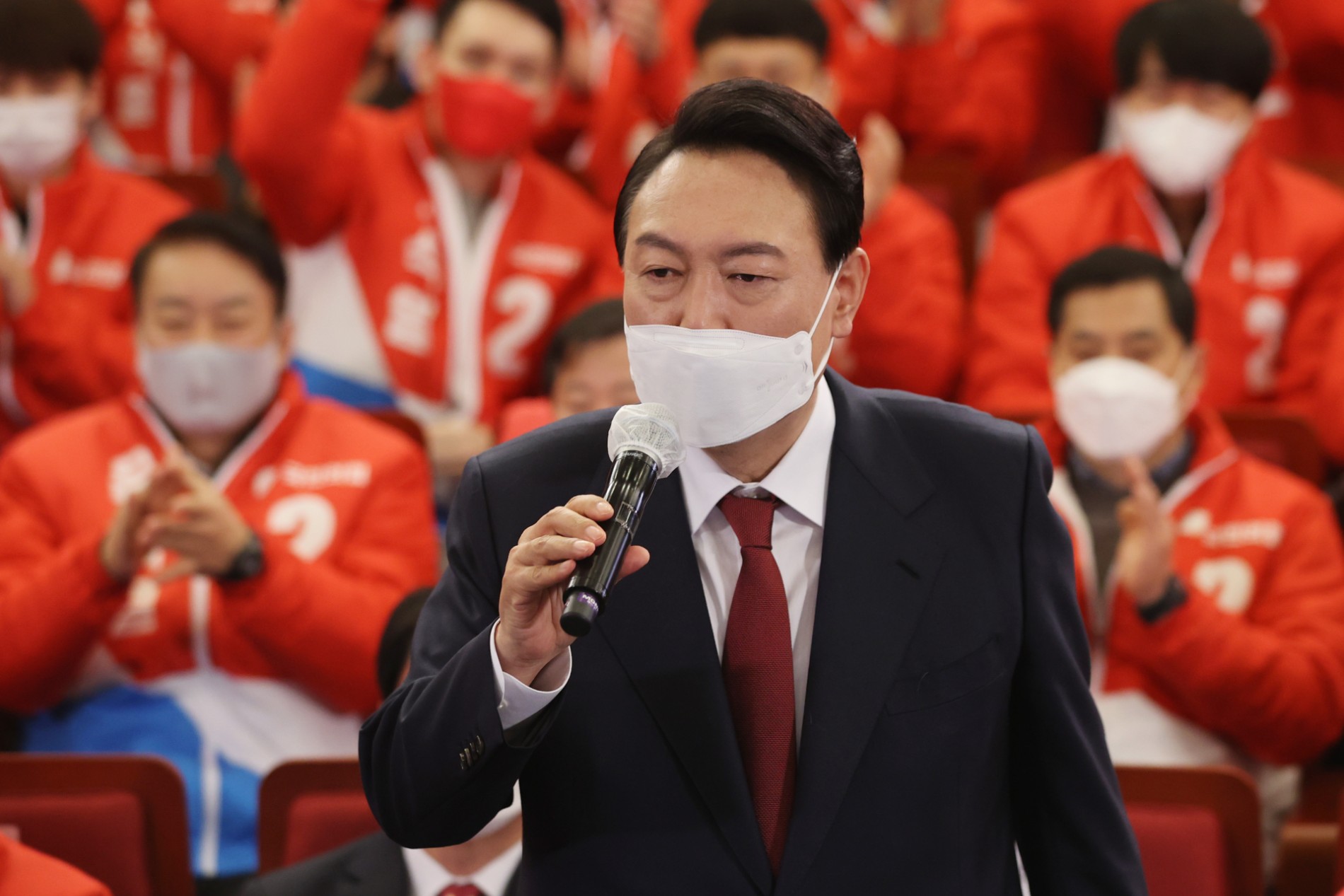 [전문] 윤석열 당선소감 "헌법정신 존중하고 야당과 협치하겠다" 