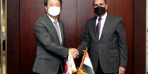 대우건설 대표 백정완 이라크 정부 인사 만나, “인프라사업 적극 참여”