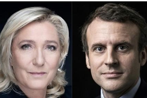 프랑스 대선 득표율 마크롱 27% 르펜 24%, 24일 결선투표