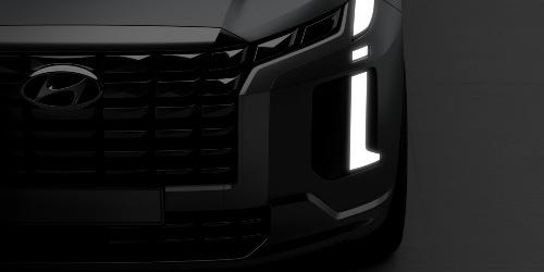 현대차 펠리세이드 부분변경 모델 티저 선봬, 13일 뉴욕오토쇼서 공개