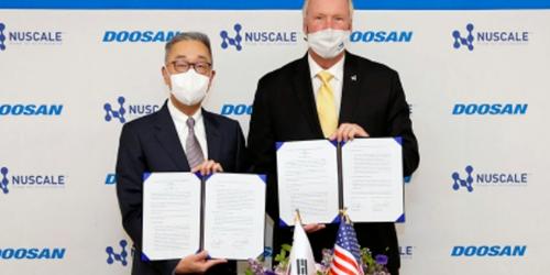 두산에너빌리티 소형모듈원전 제작 착수, 미국 뉴스케일파워와 협약