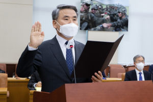 국방부 장관 후보 이종섭 인사청문회. "북한은 적" "한미동맹 결속 강화"