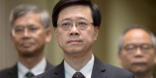 '반중시위 강경진압' 존 리 홍콩 행정장관 단독출마 당선, 득표율 99.4%