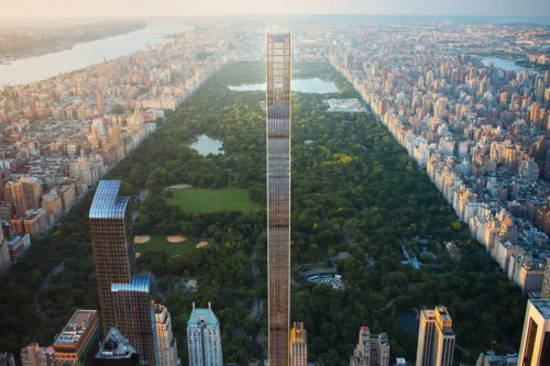 폭 18m 높이 435m 뉴욕 '펜슬타워', 억만장자들의 초고층 호화 주택