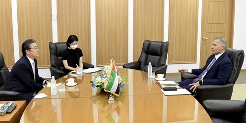 정승일 UAE 원자력공사 사장 만나, “한전의 UAE 원전사업 잘 끝냈다”