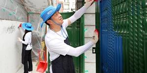 대우건설, 한국해비타트와 독립유공자 후손 노후주택 개선 작업 벌여