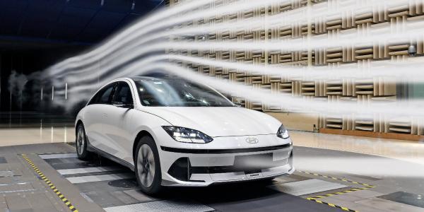 아이오닉6 공기저항 최고 수준으로 줄여, 포르쉐 전기차 타이칸도 제쳐