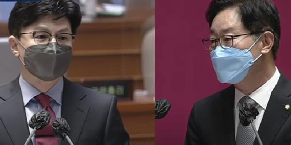 한동훈 국회에서 박범계와 설전, “인사정보관리단은 진일보한 정책”  