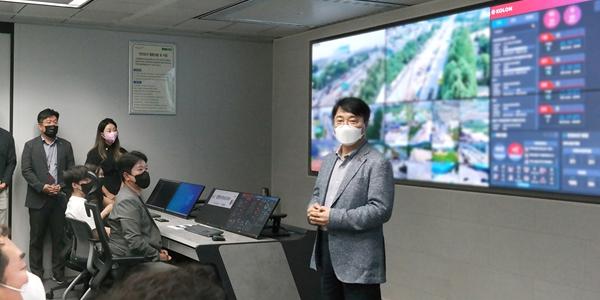 코오롱글로벌, 과천 사옥에 '통합관제센터' 열어 안전사고 예방 나서 