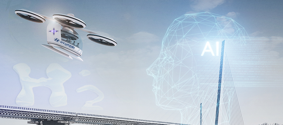 [키워드타임즈] 현대차 '하늘 나는 차' 경쟁력은? 인공지능과 수소전지 두 날개