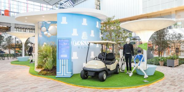 한섬 골프웨어 '랑방블랑' 더현대서울에 팝업스토어 열어, 10월3일까지