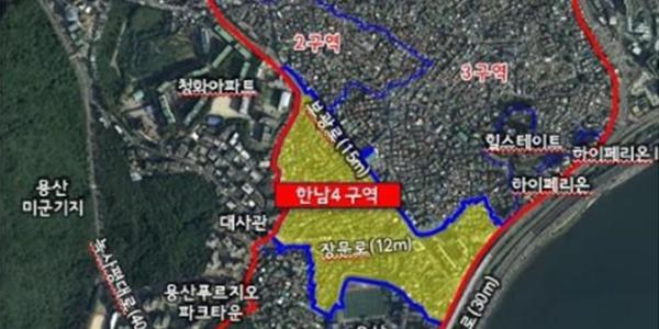 서울시 한남4구역 재정비 촉진계획 변경안 가결, 한남뉴타운 개발 '완성'