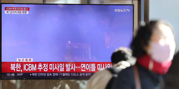 북한 15일 만에 ICBM 발사 도발, 윤석열 "대북확장억제 이행"