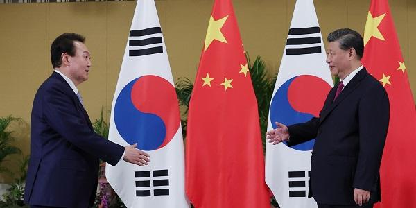 중국 자국언론 활용 한국과 협력 필요성 여론전, 미국과 갈등 위기감 반영