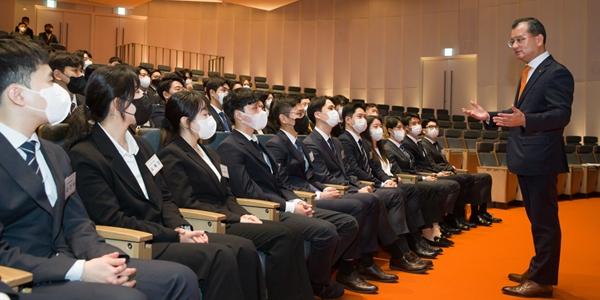 여승주 한화생명 신입 직원들과 토크콘서트, 