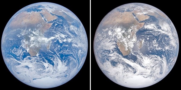 기후변화가 우주에서 바라본 지구 ‘블루마블’의 무늬도 바꿨다