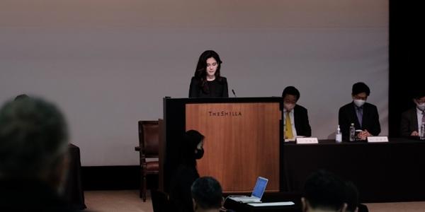 이부진 호텔신라 주총에서 신사업 의지, 