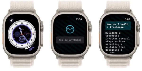 '시리야 좀 비켜줄래', 챗GPT 활용하는 애플워치용 애플리케이션 출시