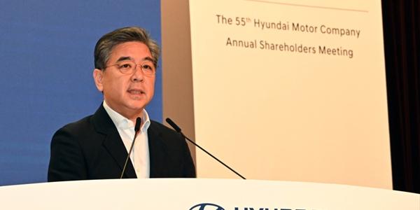 현대차 사장 장재훈, 주총서 