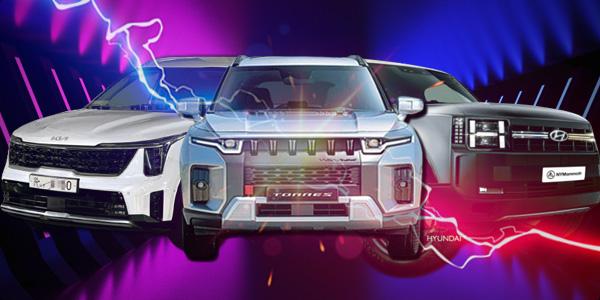 신흥강자 토레스 질주에 칼 가는 쏘렌토 싼타페, 중형SUV 왕좌 진검승부