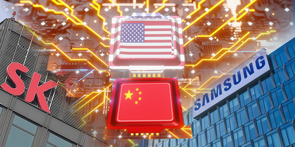 해외언론 "미국, 삼성전자 SK하이닉스에 반도체장비 중국 반입 허용 연장"
