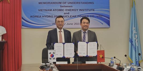 한수원, 베트남원자력연구원과 소형모듈원자로 분야 협력 양해각서 체결