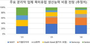 K배터리 분리막 북미·유럽 시장 주도, SK아이이테크놀로지 더블유씨피 주목