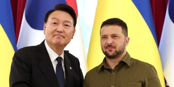 윤석열 “대한민국, 우크라이나의 자유·평화·번영을 가꾸는 동반자 될 것”