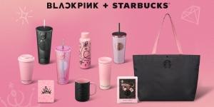 스타벅스와 블랙핑크가 만났다, ‘블랙’과 ‘핑크’ 강조한 콜라보 상품 출시