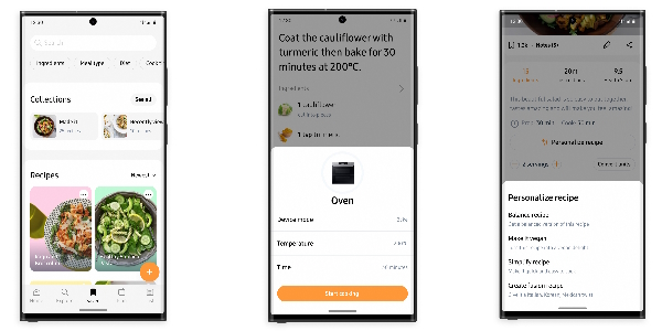 삼성전자 요리 플랫폼 '삼성 푸드', 인공지능 기반 맞춤형 먹거리 경험 제공 