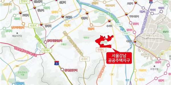 LH, 서울 강남구 자곡동 업무시설용지와 주차장용지 2필지 매각 추진