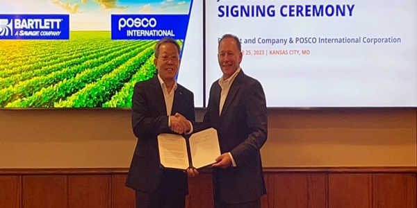 POSCO International Signs Joint Investment Agreement with Bartlett & Company for US Grain Market Expansion