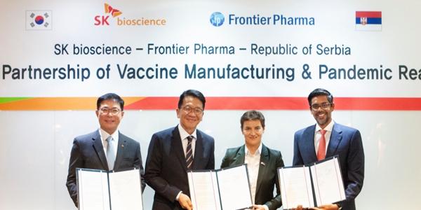 세르비아 총리 한국 SK바이오사이언스 본사 방문, 