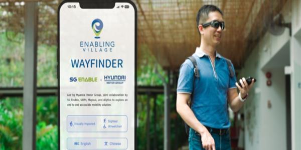 현대차 기아, 싱가포르서 시각장애인 도보 이동 돕는 서비스 실증사업 시작