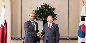 원희룡, 카타르 국무장관 만나 에너지·건설인프라분야 협력방안 논의