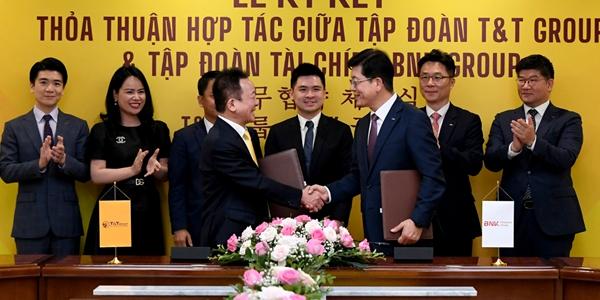 BNK금융 베트남 T&T그룹과 '글로벌 사업 확대' 협약, 빈대인 